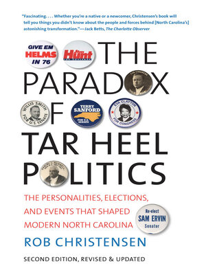 cover image of The Paradox of Tar Heel Politics